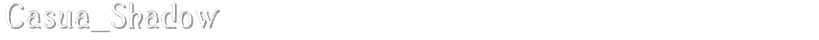Casua font preview