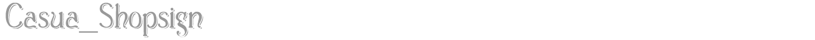 Casua font preview