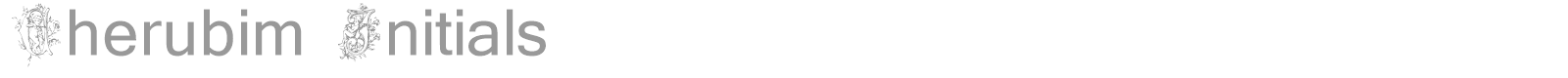 Cherubim font preview