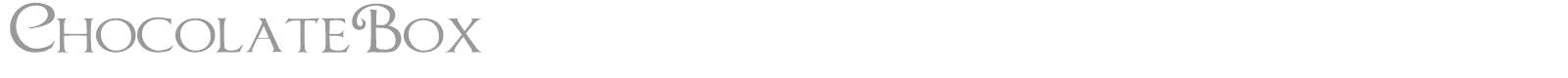 Chocolate Box font preview