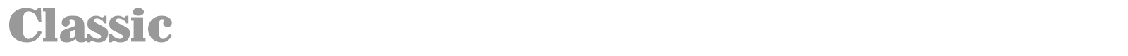 Classic font preview