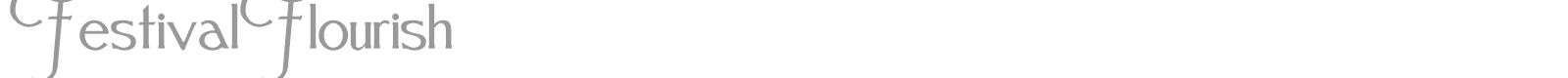 Festival font preview