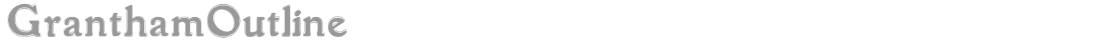 Grantham font preview