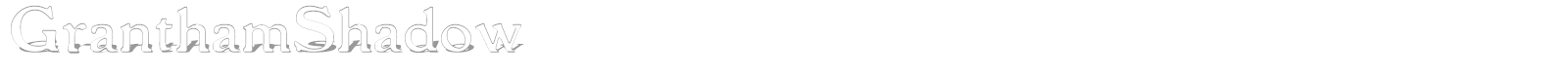 Grantham font preview