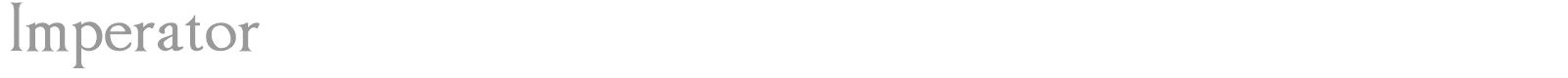 Imperator font preview