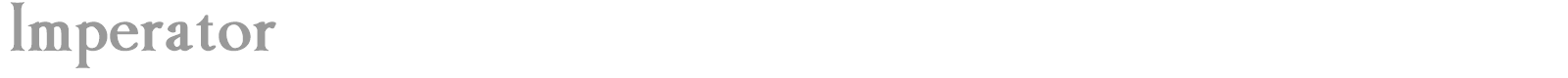 Imperator font preview