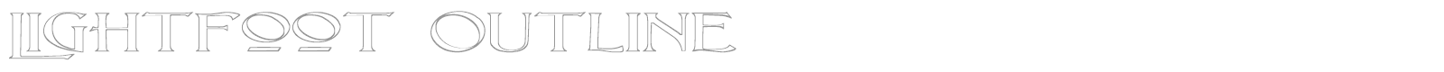 Lightfoot font preview