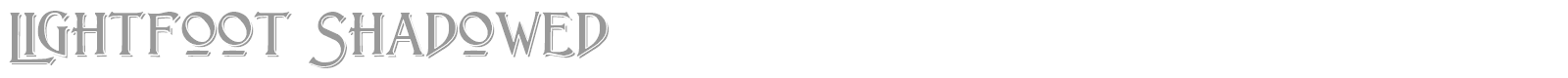 Lightfoot font preview