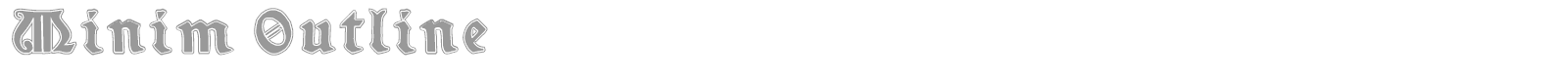 Minim font preview
