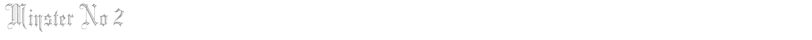 Minster font preview