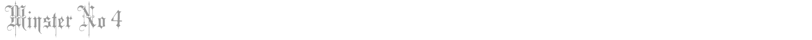 Minster font preview