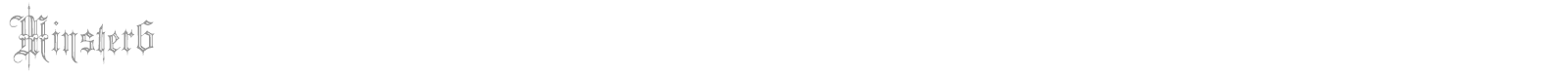 Minster font preview