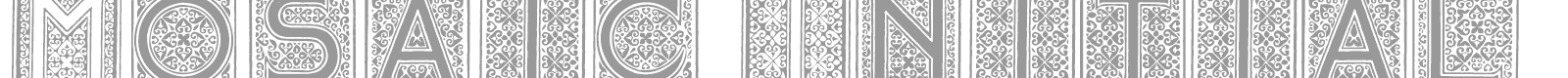 Mosaic font preview