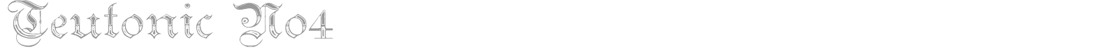 Teutonic font preview