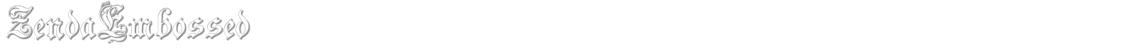 Zenda font preview