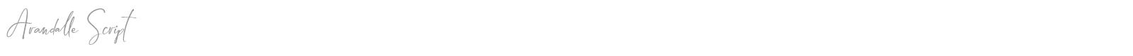 Arandalle Script font preview
