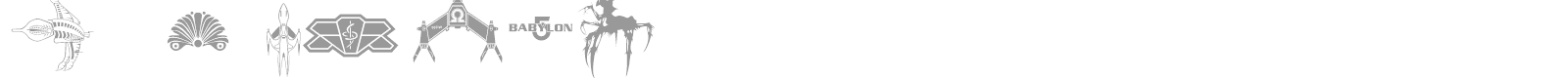 B5 Symbols font preview