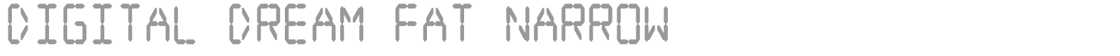 Digital Dream font preview