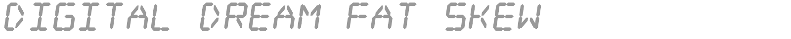 Digital Dream font preview
