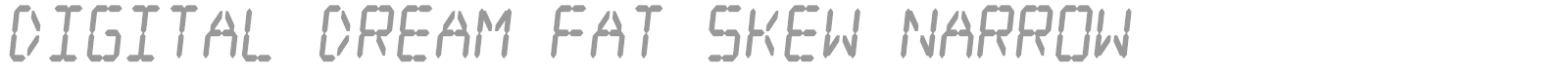 Digital Dream font preview