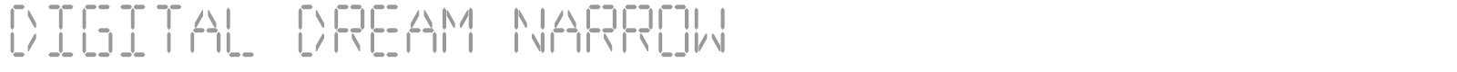 Digital Dream font preview