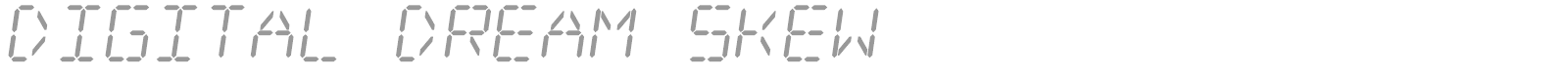 Digital Dream font preview