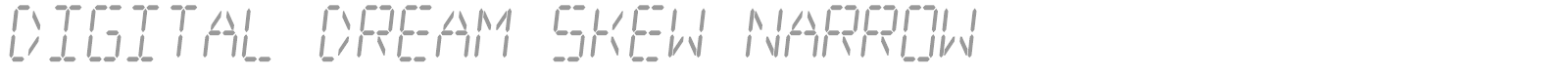 Digital Dream font preview