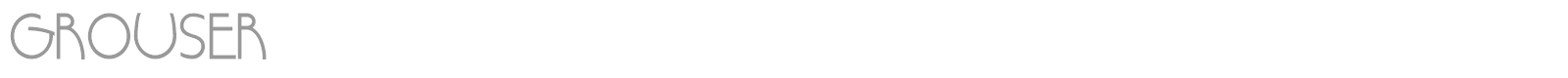 Grouser font preview