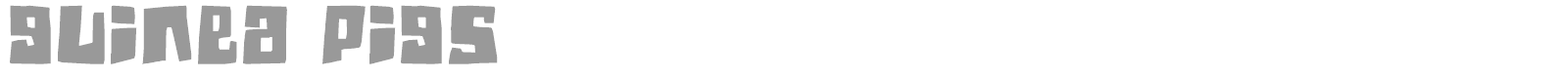 Guinea Pigs font preview
