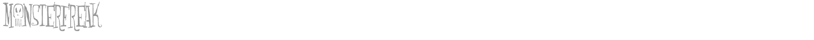 MonsterFreak font preview