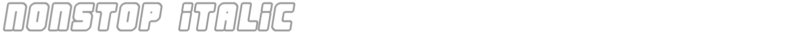 Nonstop font preview