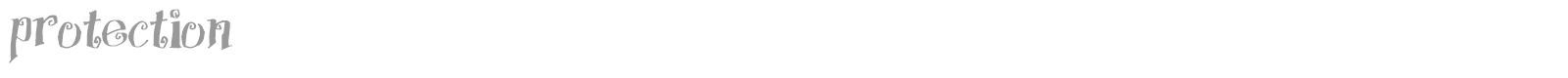 Protection font preview