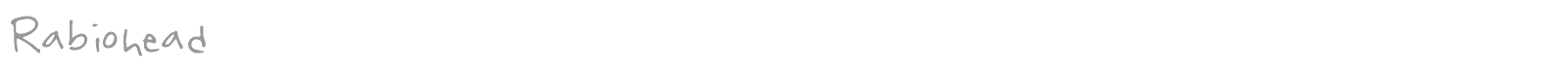 Rabio Head font preview