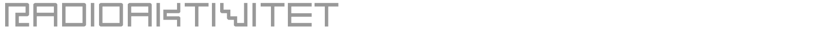 Radio Aktivitet font preview