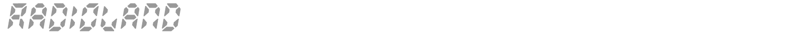 Radio Land font preview