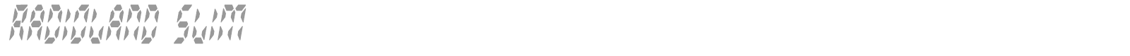 Radio Land font preview