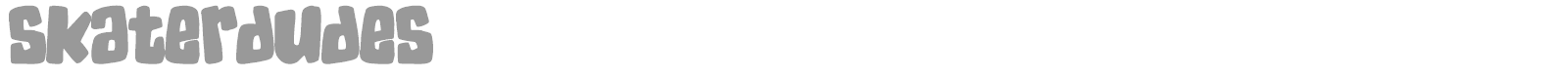 SkaterDudes font preview