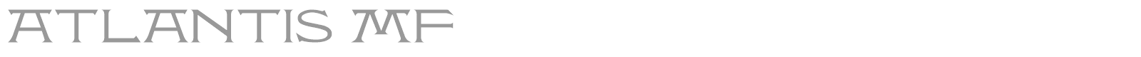 Atlantis MF font preview