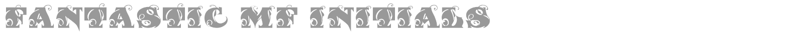 Fantastic MF Initials font preview