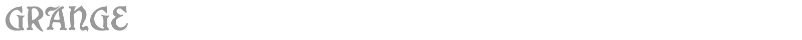 Grange font preview