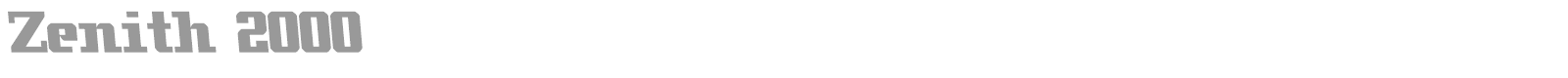 Zenith 2000 font preview