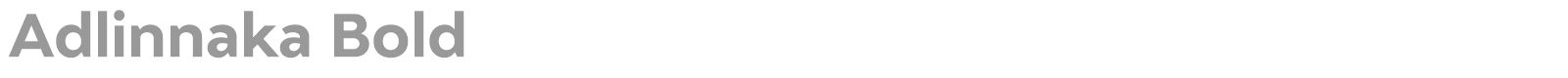 Adlinnaka font preview