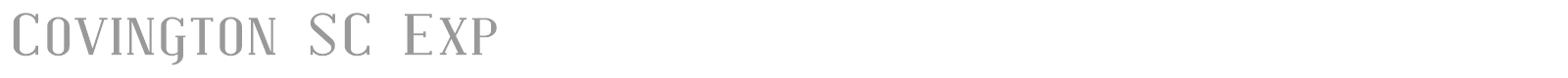 Covington SC font preview
