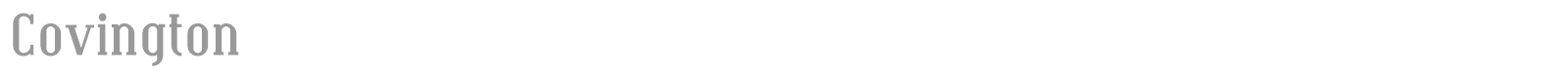 Covington font preview