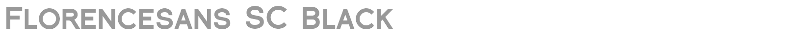 Florence Sans SC font preview