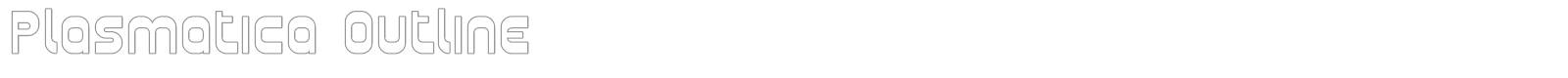 Plasmatica font preview