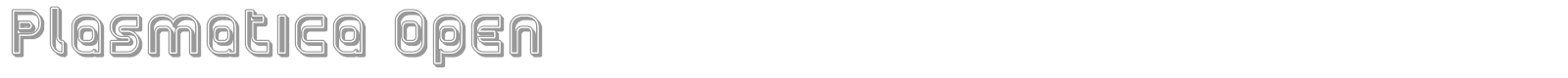 Plasmatica font preview