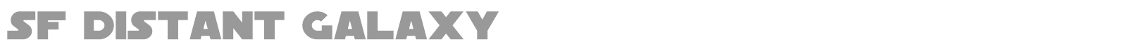 SF Distant Galaxy font preview