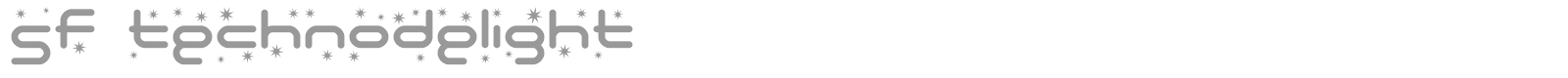 SF Technodelight font preview