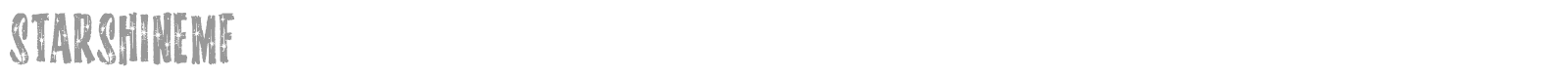 Starshine MF font preview